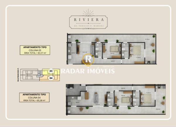 Imagem Apartamento com 2 Quartos à Venda, 83 m² em Vila Nova - Cabo Frio Imagem Apartamento com 2 Quartos à Venda, 83 m² em Vila Nova - Cabo Frio