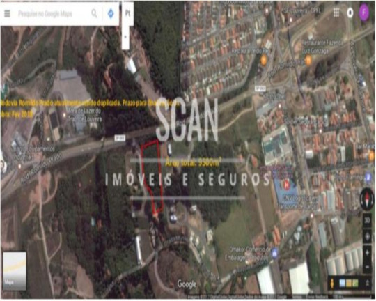 Terreno à Venda, 9.500 m² em Jardim Vera Cruz - Louveira