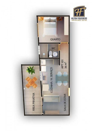 Imagem Apartamento com 2 Quartos à Venda, 60 m² em Ponta De Campina - Cabedelo Imagem Apartamento com 2 Quartos à Venda, 60 m² em Ponta De Campina - Cabedelo