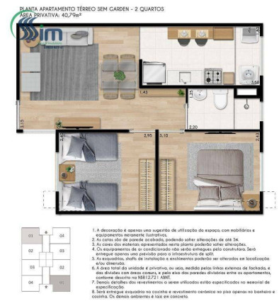 Imagem Apartamento com 2 Quartos à Venda, 40 m² em Siqueira - Fortaleza Imagem Apartamento com 2 Quartos à Venda, 40 m² em Siqueira - Fortaleza