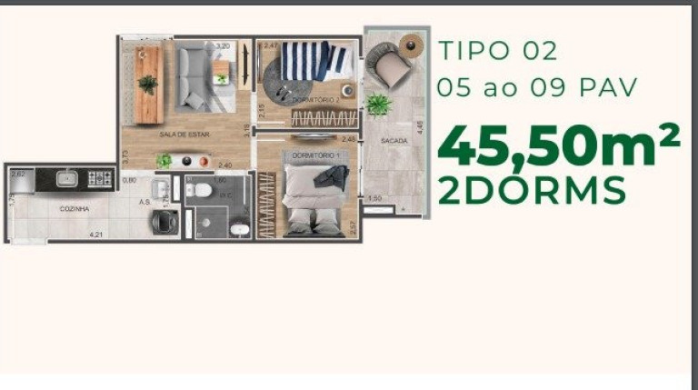 Imagem Apartamento com 2 Quartos à Venda, 46 m² em Vila Matilde - São Paulo