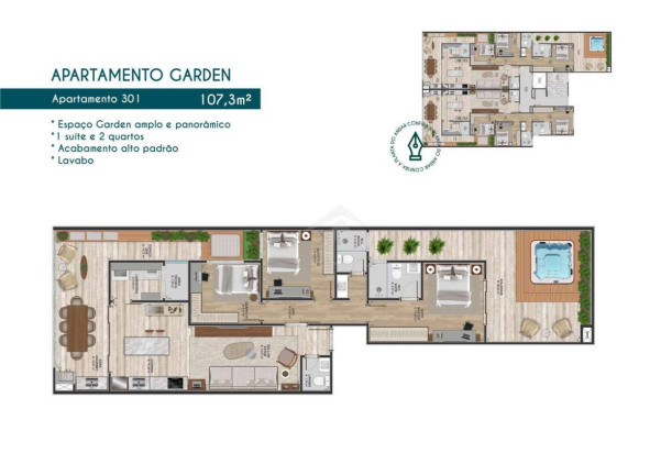 Apartamento com 3 Quartos à Venda, 134 m² em Rainha Do Mar - Itapoá