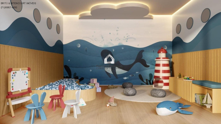 Imagem Imóvel com 3 Quartos à Venda, 74 m² em Piatã - Salvador Imagem Imóvel com 3 Quartos à Venda, 74 m² em Piatã - Salvador