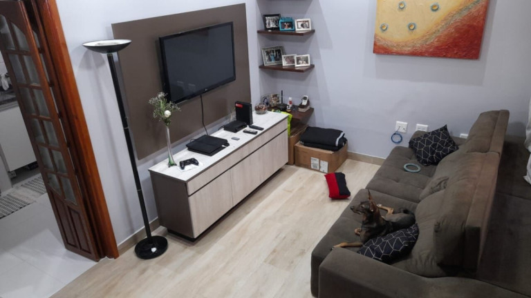 Imagem Casa com 2 Quartos à Venda, 60 m² em Vila Mathias - Santos Imagem Casa com 2 Quartos à Venda, 60 m² em Vila Mathias - Santos