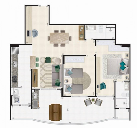 Imagem Apartamento com 2 Quartos à Venda, 102 m² em Ocian - Praia Grande Imagem Apartamento com 2 Quartos à Venda, 102 m² em Ocian - Praia Grande