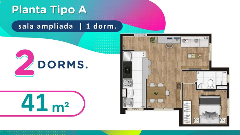 Imagem Apartamento à Venda, 41 m² em Parque Arariba - São Paulo