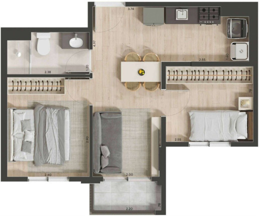 Imagem Imóvel com 2 Quartos à Venda, 35 m² em Bela Vista - São Paulo Imagem Imóvel com 2 Quartos à Venda, 35 m² em Bela Vista - São Paulo