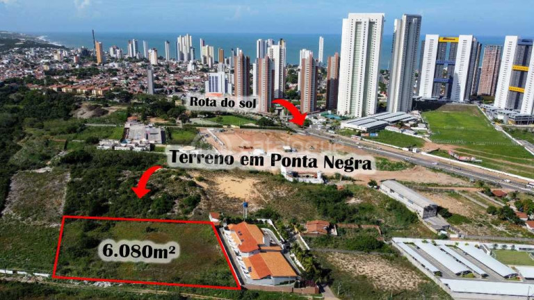 Imagem Terreno à Venda, 6.080 m² em Ponta Negra - Natal Imagem Terreno à Venda, 6.080 m² em Ponta Negra - Natal