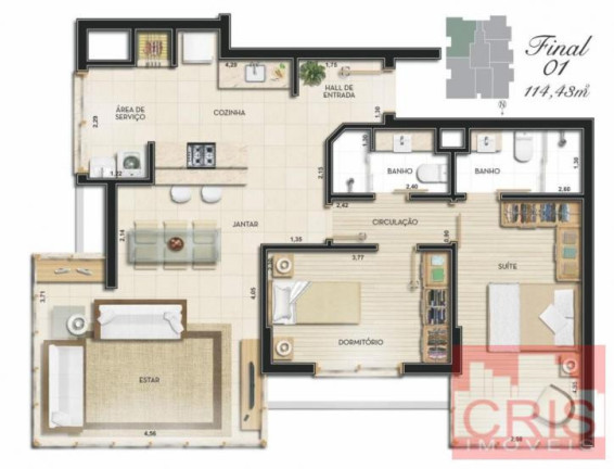 Imagem Apartamento com 1 Quarto à Venda, 50 m² em Humaitá - Bento Gonçalves Imagem Apartamento com 1 Quarto à Venda, 50 m² em Humaitá - Bento Gonçalves