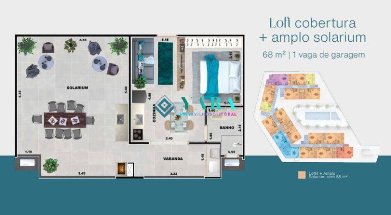 Imagem Apartamento com 1 Quarto à Venda, 45 m² em Praia Grande - Ubatuba