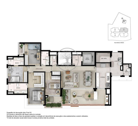 Imagem Apartamento com 4 Quartos à Venda, 157 m² em Cambuí - Campinas