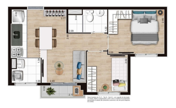Imagem Apartamento com 2 Quartos à Venda, 38 m² em Vila Mascote - São Paulo Imagem Apartamento com 2 Quartos à Venda, 38 m² em Vila Mascote - São Paulo