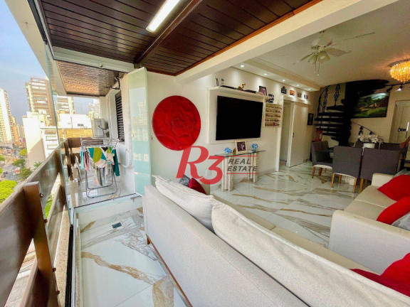 Cobertura com 3 Quartos à Venda, 223 m² em Boqueirão - Santos