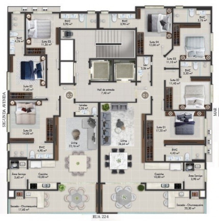 Imagem Imóvel com 4 Quartos à Venda, 151 m² em Itapema - Itapema Imagem Imóvel com 4 Quartos à Venda, 151 m² em Itapema - Itapema