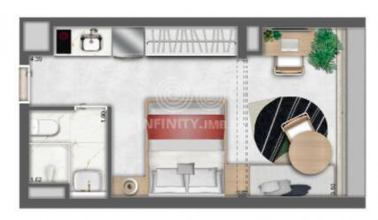 Imagem Apartamento com 1 Quarto à Venda, 27 m² em Jardins - São Paulo Imagem Apartamento com 1 Quarto à Venda, 27 m² em Jardins - São Paulo