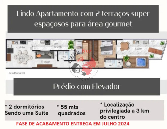 Imagem Apartamento com 2 Quartos à Venda, 55 m² em Vila Alice - Santo André Imagem Apartamento com 2 Quartos à Venda, 55 m² em Vila Alice - Santo André