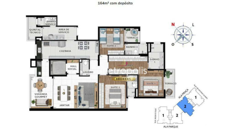 Imagem Apartamento com 3 Quartos à Venda, 154 m² em Vila Assunção - Santo André Imagem Apartamento com 3 Quartos à Venda, 154 m² em Vila Assunção - Santo André