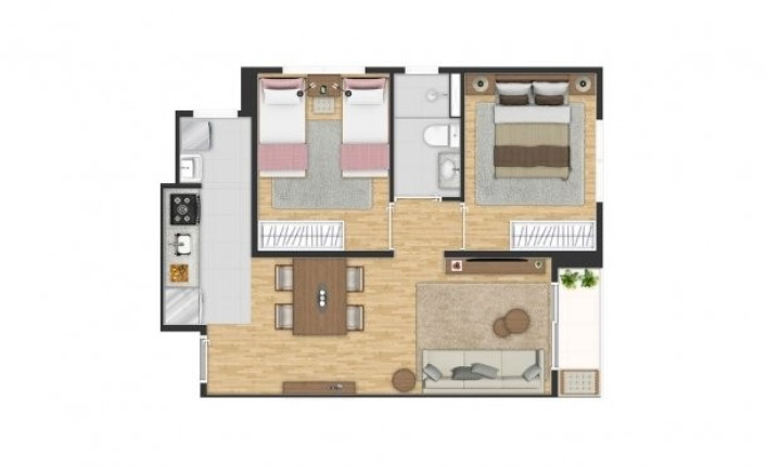 Imagem Imóvel com 2 Quartos à Venda, 48 m² em Santa Teresinha - São Bernardo Do Campo