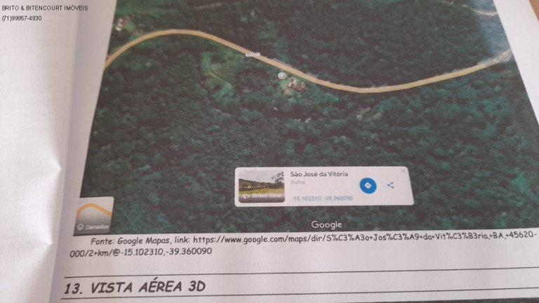 Imagem Imóvel com 3 Quartos à Venda, 600 m² em área Rural - São José Da Vitória