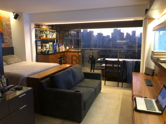 Apartamento com 1 Quarto para Alugar, 44 m² em Brooklin  - São Paulo