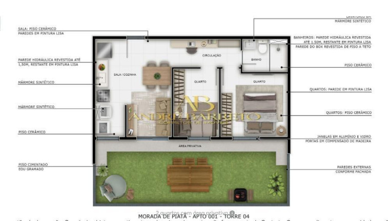 Imagem Apartamento com 2 Quartos à Venda, 40 m² em Piatã - Salvador Imagem Apartamento com 2 Quartos à Venda, 40 m² em Piatã - Salvador