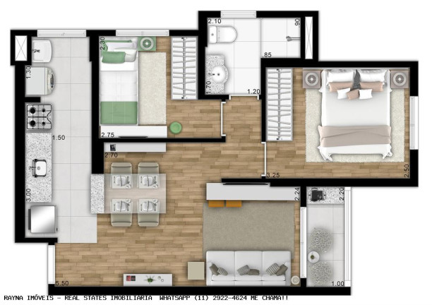 Imagem Apartamento com 2 Quartos à Venda, 48 m² em Vila Galvão - Guarulhos Imagem Apartamento com 2 Quartos à Venda, 48 m² em Vila Galvão - Guarulhos