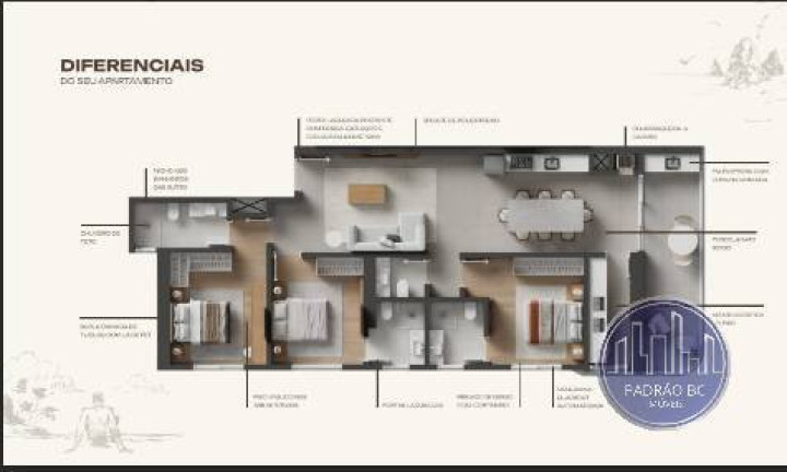 Imagem Apartamento com 3 Quartos à Venda, 99 m² em Pereque - Porto Belo Imagem Apartamento com 3 Quartos à Venda, 99 m² em Pereque - Porto Belo