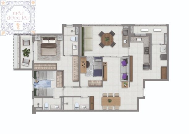 Imagem Apartamento com 2 Quartos à Venda, 96 m² em Embaré - Santos Imagem Apartamento com 2 Quartos à Venda, 96 m² em Embaré - Santos