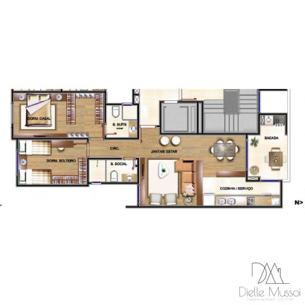 Imagem Apartamento com 2 Quartos à Venda, 87 m²