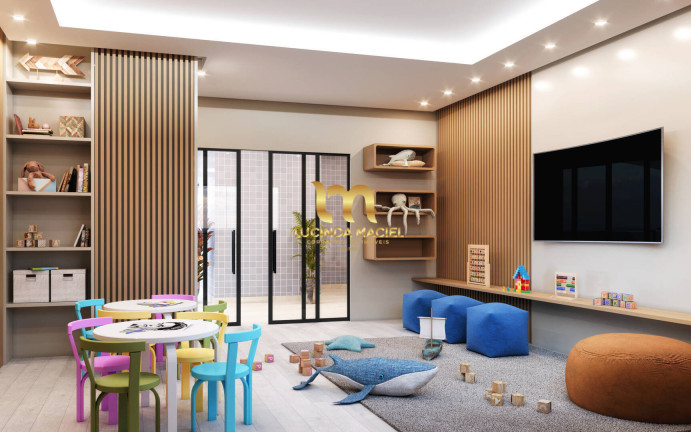 Imagem Apartamento com 2 Quartos à Venda, 52 m² em Maracanã - Praia Grande