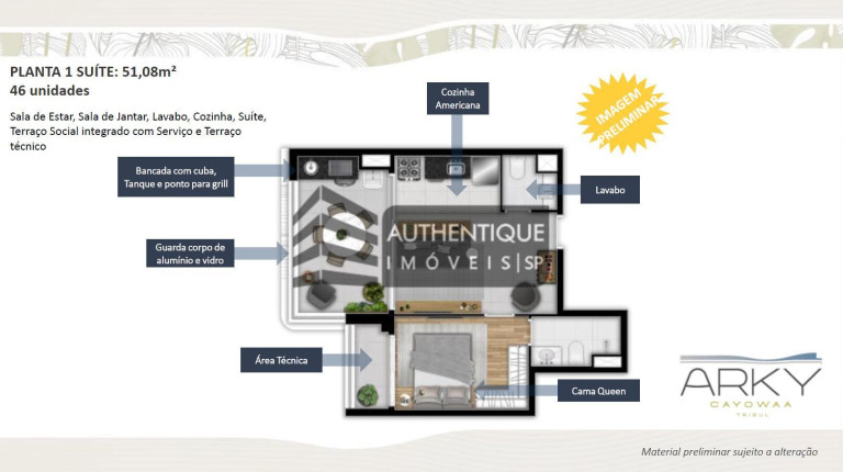 Imagem Apartamento com 1 Quarto à Venda, 51 m² em Perdizes - São Paulo
