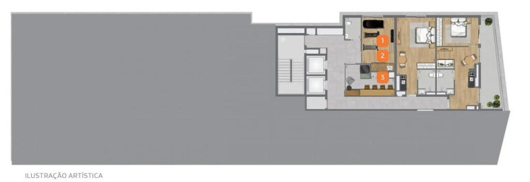 Imagem Imóvel com 1 Quarto à Venda, 47 m² em Brooklin Paulista - São Paulo Imagem Imóvel com 1 Quarto à Venda, 47 m² em Brooklin Paulista - São Paulo
