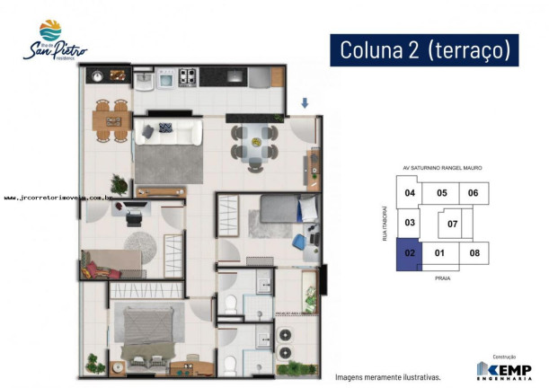 Imagem Imóvel com 3 Quartos à Venda, 80 m² em Praia Itaparica - Vila Velha