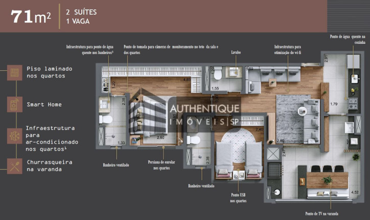 Imagem Apartamento com 3 Quartos à Venda, 108 m² em Chácara Santo Antônio (zona Sul) - São Paulo Imagem Apartamento com 3 Quartos à Venda, 108 m² em Chácara Santo Antônio (zona Sul) - São Paulo