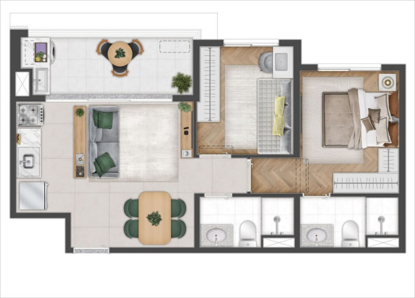 Imagem Apartamento com 2 Quartos à Venda, 100 m² em Ipiranga - São Paulo