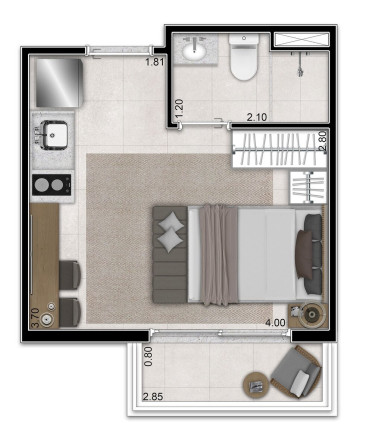 Imagem Apartamento com 1 Quarto à Venda, 28 m² em Jardim Paulista - São Paulo Imagem Apartamento com 1 Quarto à Venda, 28 m² em Jardim Paulista - São Paulo