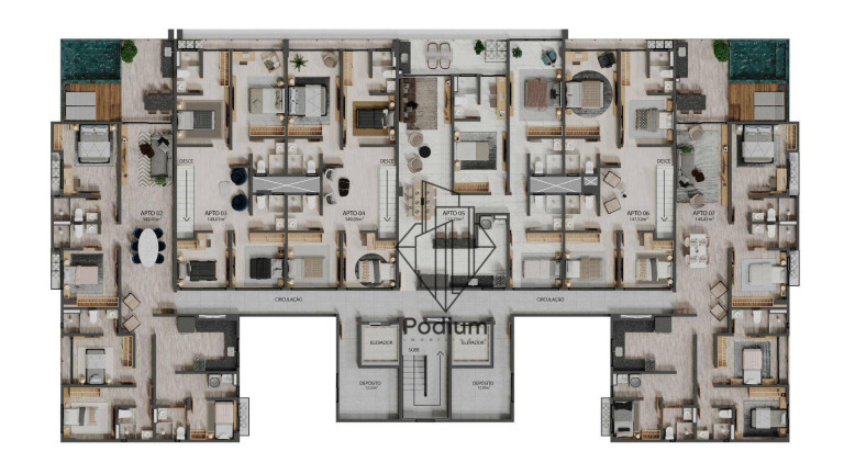 Imagem Apartamento com 3 Quartos à Venda, 148 m² em Camboinha - Cabedelo Imagem Apartamento com 3 Quartos à Venda, 148 m² em Camboinha - Cabedelo