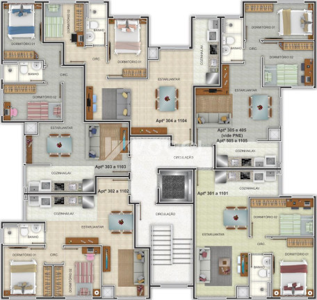 Imagem Apartamento com 2 Quartos à Venda, 52 m² em Guarani - Novo Hamburgo Imagem Apartamento com 2 Quartos à Venda, 52 m² em Guarani - Novo Hamburgo