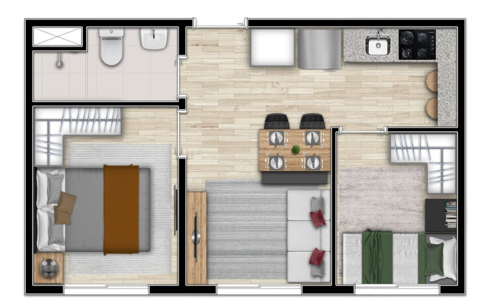 Imagem Apartamento com 2 Quartos à Venda, 32 m² em Bela Vista - São Paulo