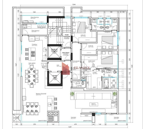Imagem Apartamento com 3 Quartos à Venda, 151 m² em Fazenda - Itajaí Imagem Apartamento com 3 Quartos à Venda, 151 m² em Fazenda - Itajaí