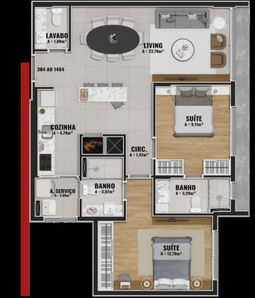 Imagem Apartamento com 2 Quartos à Venda, 61 m² em Jardim Botânico - Porto Alegre Imagem Apartamento com 2 Quartos à Venda, 61 m² em Jardim Botânico - Porto Alegre