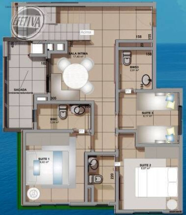 Imagem Apartamento com 3 Quartos à Venda, 188 m² em Balneário Eliane - Guaratuba