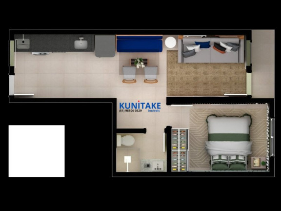 Imagem Casa de Condomínio com 2 Quartos à Venda, 44 m² em Monte Belo - Gravataí Imagem Casa de Condomínio com 2 Quartos à Venda, 44 m² em Monte Belo - Gravataí