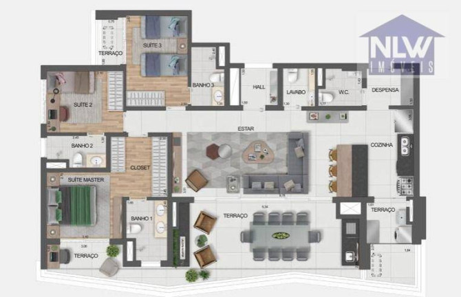 Imagem Apartamento com 4 Quartos à Venda, 144 m² em Paraíso - São Paulo Imagem Apartamento com 4 Quartos à Venda, 144 m² em Paraíso - São Paulo