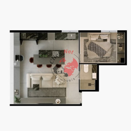 Imagem Apartamento com 1 Quarto à Venda, 42 m² em Centro - São Caetano Do Sul Imagem Apartamento com 1 Quarto à Venda, 42 m² em Centro - São Caetano Do Sul