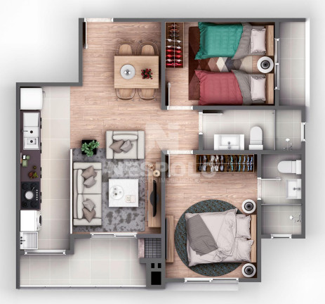 Imagem Apartamento com 1 Quarto à Venda, 61 m² em Vila Operaria - Itajai Imagem Apartamento com 1 Quarto à Venda, 61 m² em Vila Operaria - Itajai
