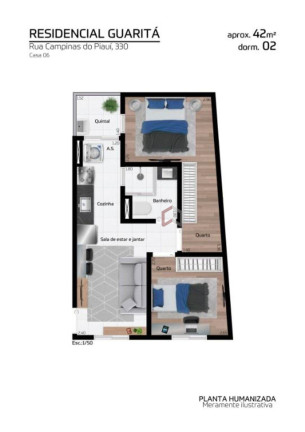 Imagem Apartamento com 1 Quarto à Venda, 35 m² em Itaquera - São Paulo