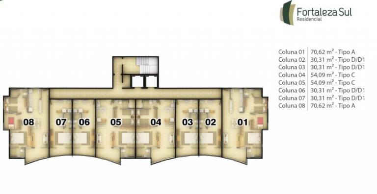 Imagem Apartamento com 1 Quarto à Venda, 30 m² em Edson Queiroz - Fortaleza