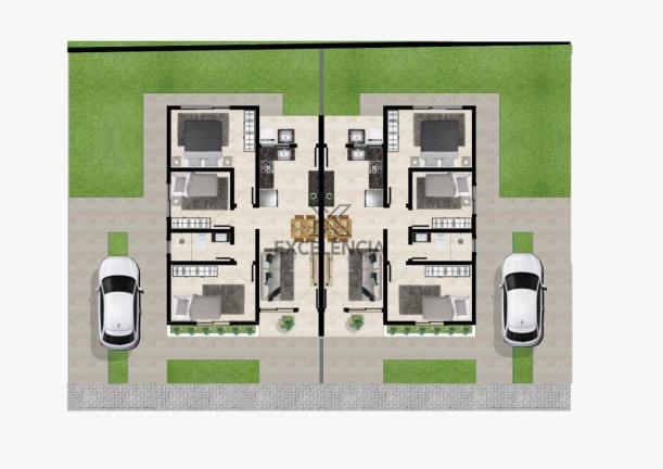 Imagem Casa com 3 Quartos à Venda, 53 m² em Guaraituba - Colombo Imagem Casa com 3 Quartos à Venda, 53 m² em Guaraituba - Colombo