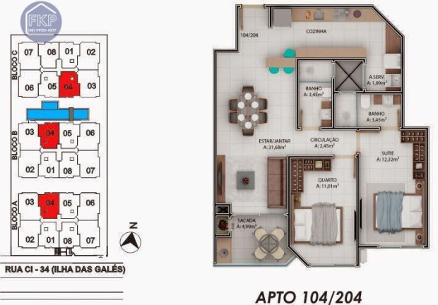 Imagem Apartamento com 2 Quartos à Venda, 80 m² em Ingleses Norte - Florianópolis Imagem Apartamento com 2 Quartos à Venda, 80 m² em Ingleses Norte - Florianópolis